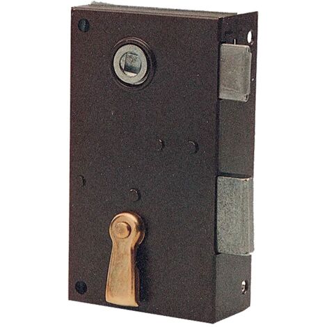 SERRATURA VERTICALE DA APPLICARE ART. 185 E 45 - lunghezza mm 70 Dx