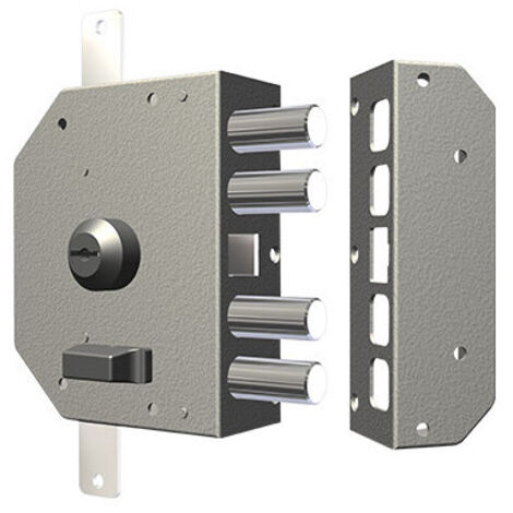 Serrature CR a pompa per porte in legno 3250C - 3250-02N - Mano destra