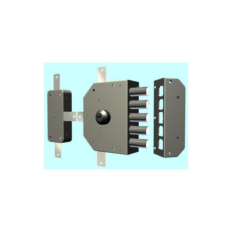 Image of Serrature serratura CR a pompa per porte in legno art 3300c con deviatore misura serrature: mano sx