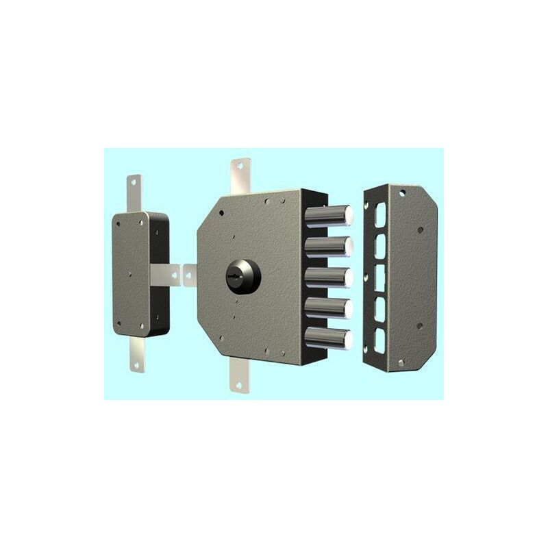 Image of Serrature serratura CR a pompa per porte in legno art 3300c con deviatore misura serrature: mano dx