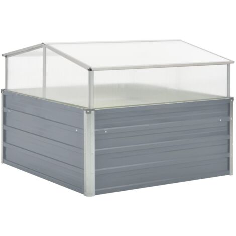 vidaXL Serre Acier Galvanisé Abri Plantes Fleurs Multicolore Multi-taille