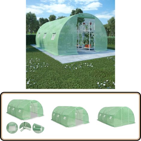 Serre 13,5 m² 450x300x200 cm - Serre De Jardin - Abri Jardin - Tunnel De Jardin - Protection Plante - Serrez Verdure