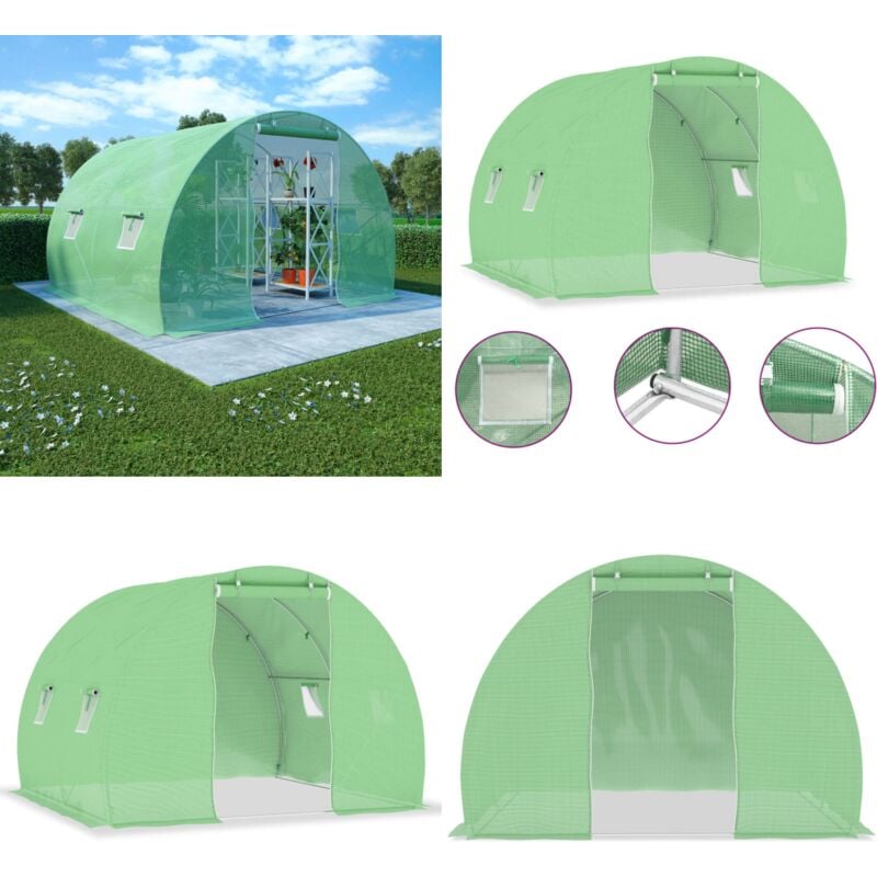 Vidaxl - Serre 6 m² 3x2x2 m - Serre De Jardin - Abri Jardin - Protection Plantes - Serre Verte - Tunnel De Culture - Home & Living
