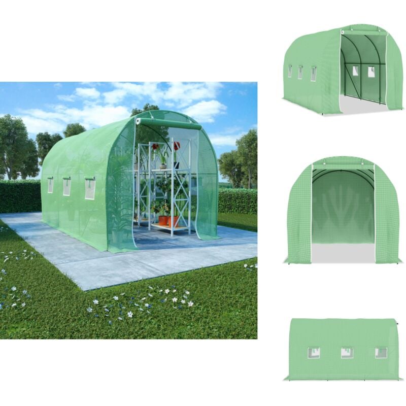 Vidaxl - Serre 6,86 m² 3,43x2x2 m - Serre De Jardin - Abri Jardin - Protection Plantes - Tunnel Jardin - Serriculture