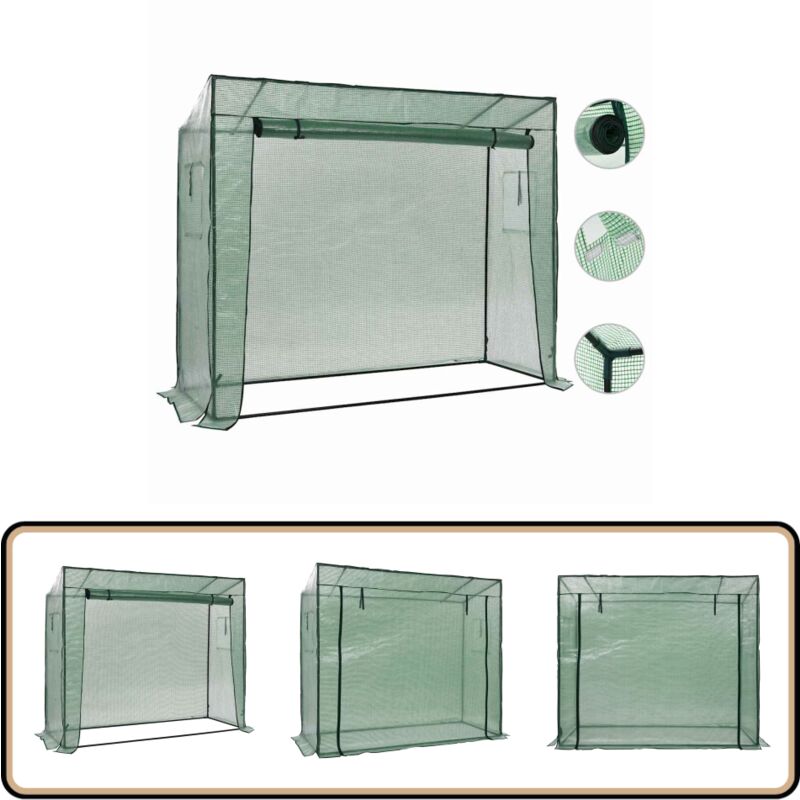 Vidaxl - Serre à passage 200x80x173 cm - Serre De Jardin - Abri Jardin - Tunnel De Culture - Greenhouse - Serrez Votre Potager