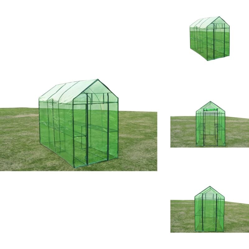 Vidaxl - Serre Acier xl - Serre Jardin - Abri Jardin - Tunnel Jardin - Protection Plante - Serre Verte