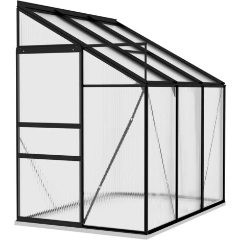 vidaXL Serre Aluminium 7,77 m³ Abri Plantes Fleurs Extérieur Multi-taille
