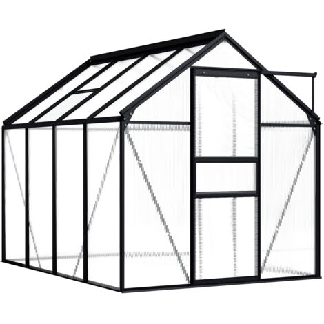 Serre Anthracite Aluminium 4,75 m² vidaXL