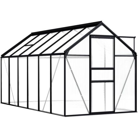Serre Aluminium Abri de Plantes Pots de Fleurs Jardin Multi-taille vidaXL