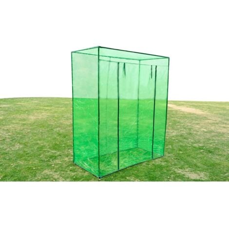 Serre avec cadre en acier PVC