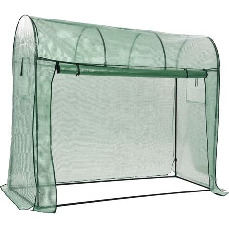 Serre avec porte zippée 200x80x170 cm vidaXL
