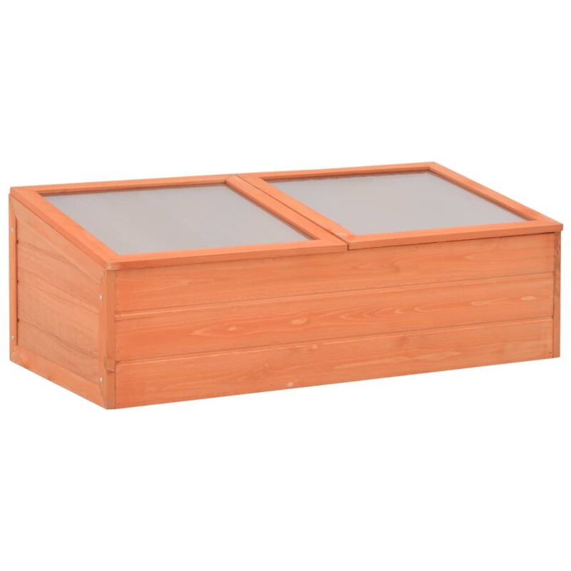 VidaXL - Gewächshaus holz, One Size, Braun