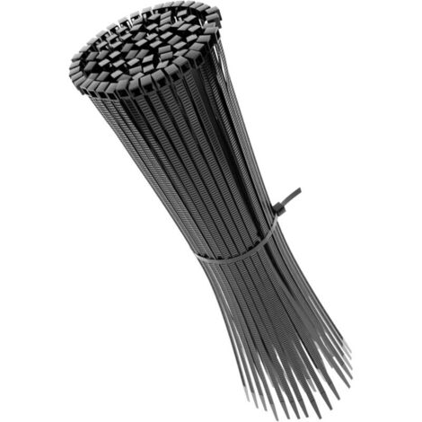 Serre Cable 300 Paquets, Taille 150mm x 3mm - Collier de Serrage Plastique Premium à usage intensif - Autobloquant, résistant à la chaleur et aux UV Idéale pour l'intérieur et l'extérieur H472
