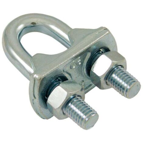 Serre-câble à étrier CHAUBEYRE 10 mm acier zingué M8 Réf 8360004