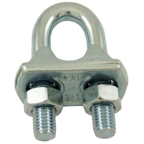 Serre-câble à étrier - Diamètre câble : 6mm