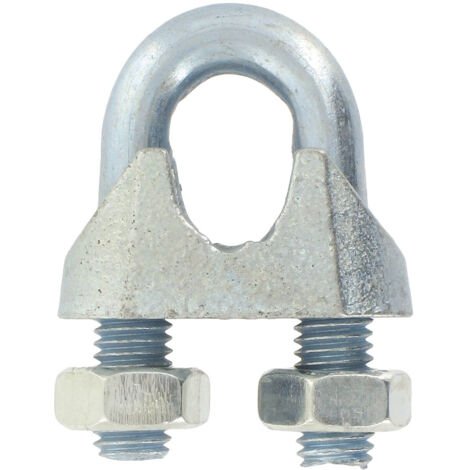 Serre-cable à étrier  etrier acier zingué 14 5