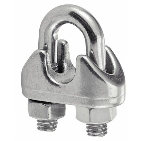 Serre câble à étrier - Inox A4 ØCâble 10mm - M8 - Boîte de 5