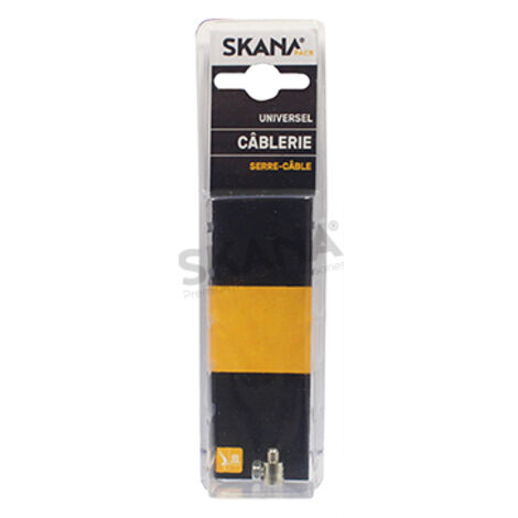 Serre-câble à Visser Adaptable. Pour Câbles Souples Jusque ø: 2,5 Mm.