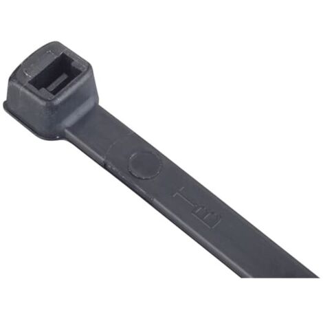 Serre-câble ABB 186.4mm x 4,6 mm Noir en Nylon 66 ( Prix pour Paquet de 1000 )