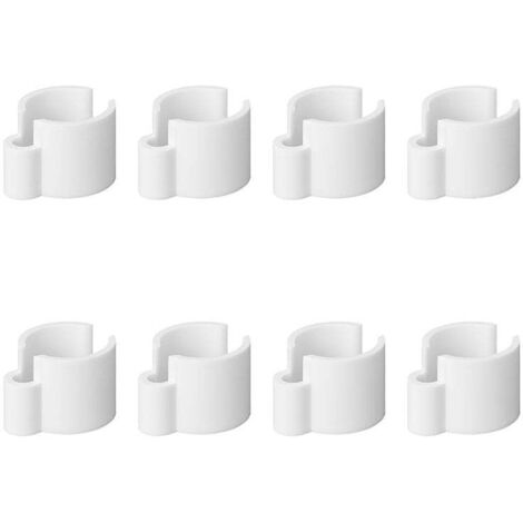 Serre cable blanc 22 32mm - lot de 8 pieces