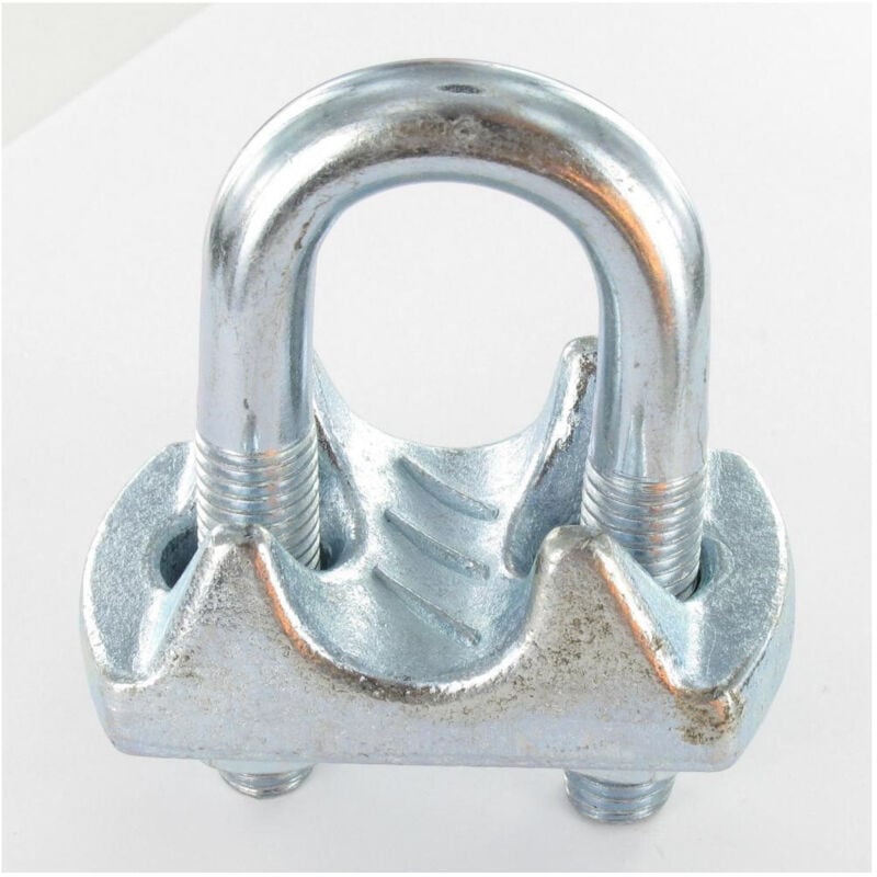 Vis Express - Serre cable Etrier Acier zingué Pour Câble 16-10 pièces