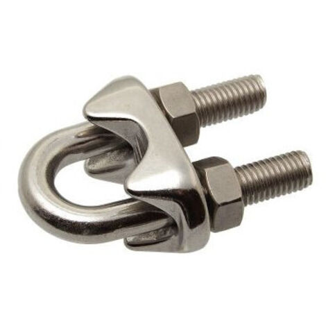 Serre cable étrier Inox A4 Pour Câble De Diamètre 4-1 pièce