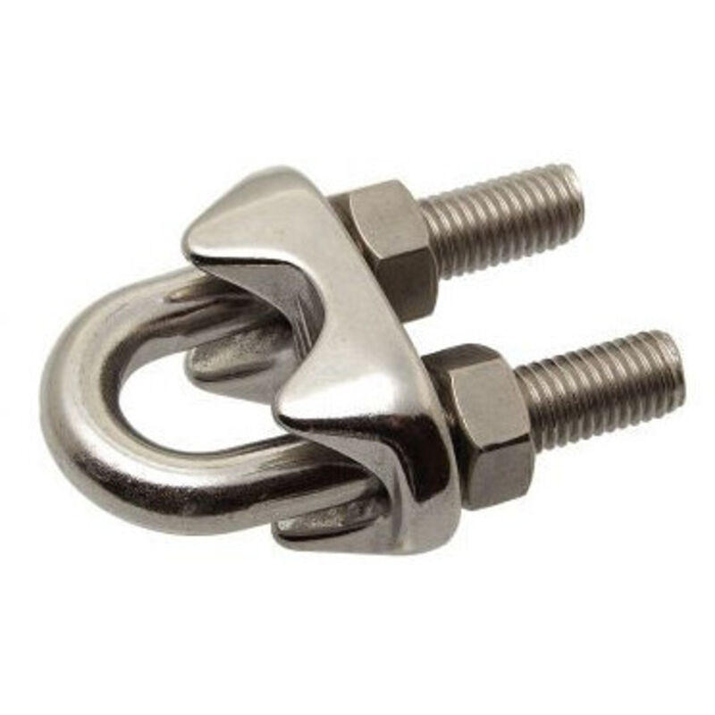 Vis Express - Serre cable Etrier Pour Câble De Diamètre 16 Inox A4-10 pièces