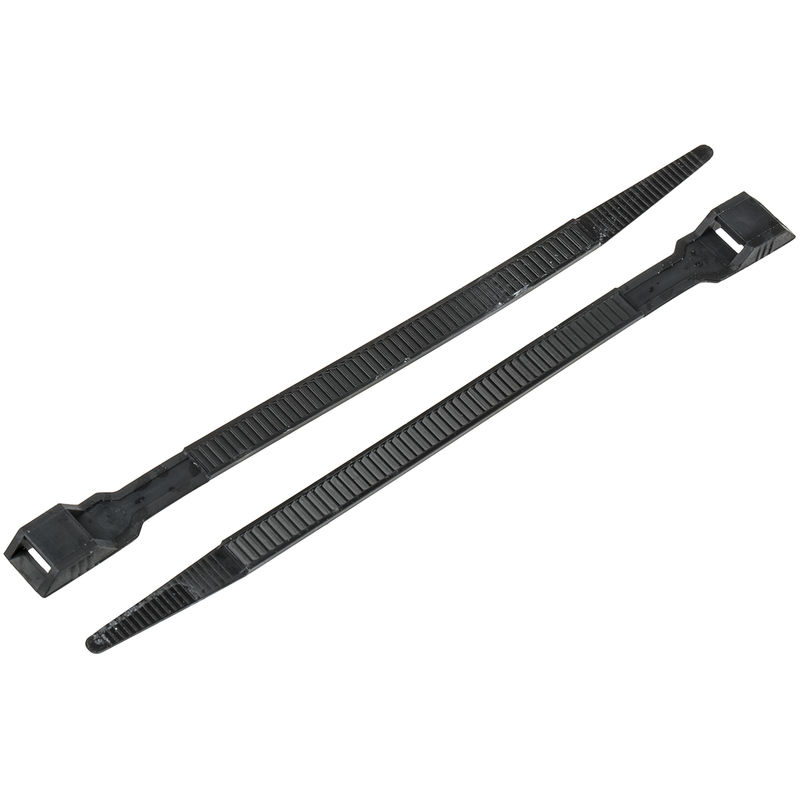 Rs Pro - Serre-câble Noir en Nylon 66, 180mm x 9 mm ( Prix pour Sachet de 100 )