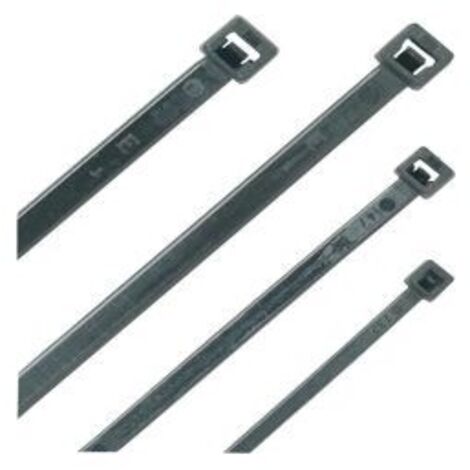 Serre cable nylon noir200 X 4,8,