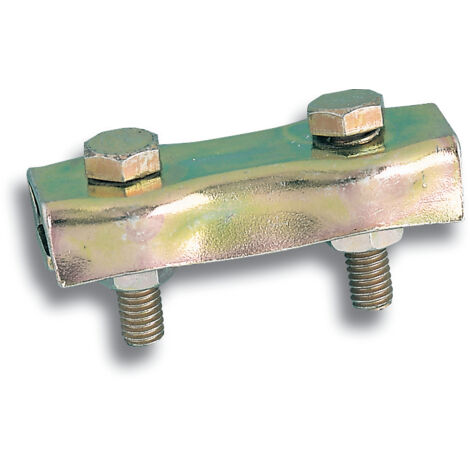 Serre câble plat 2 boulons 6mm acier zingué – CHAPUIS - 310/6Z