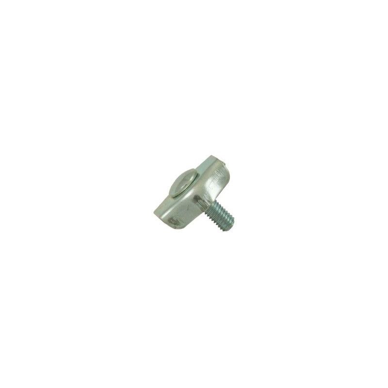 Serre-câble plat acier - 1 boulon - Diamètre : 2mm