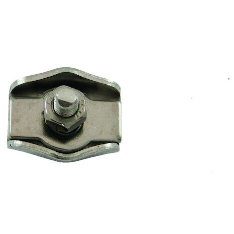 Serre-câble plat SCI1 - Matière : inox - Diamètre de câble maximal : 3 mm - PRAMAC