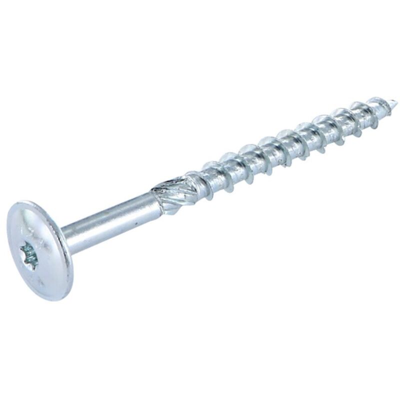 Vba Vis bois agglo Tête disque torx T40 8X140 Acier zingué-50 pièces