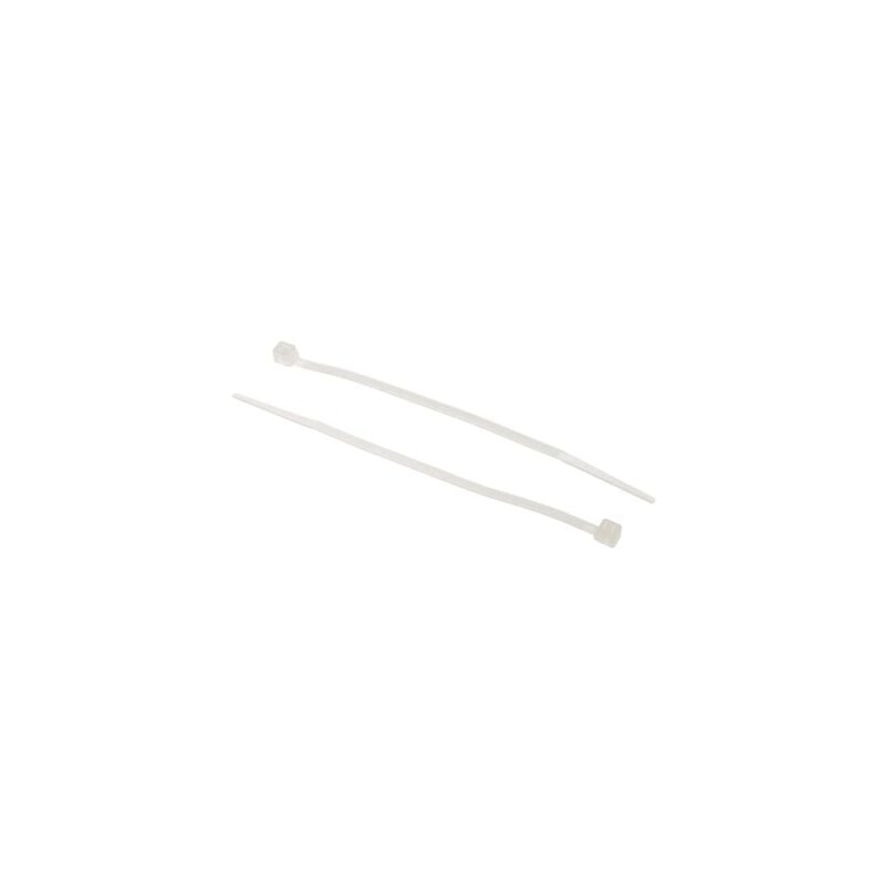 Rs Pro - Serre-câble 100mm x 2,5 mm Naturel en Nylon 66, x 500 ( Prix pour Sachet de 500 )