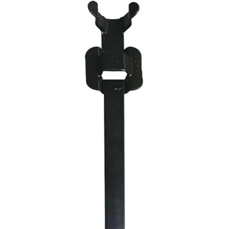 Serre-câble RS PRO Noir en Acier Inoxydable 316, 230mm x 10 mm