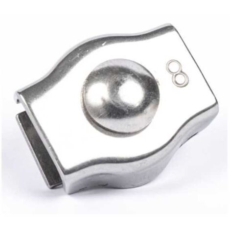 A4 Serre cable PLAT Diamètre Ø Fil 2 mm inox 316