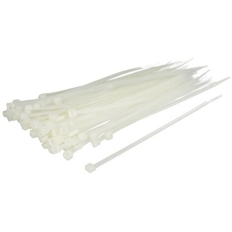 Serre-câble transparent 2,5 x 100 mm difficilement inflammable