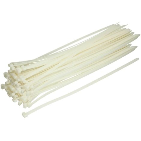 Serre-câble transparent 4,8 x 370 mm difficilement inflammable