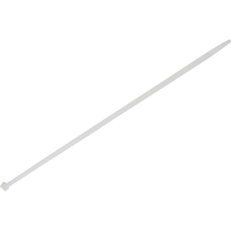 Tru Components - 1578105 Serre-câble 1000 mm 8.80 mm blanc stabilisé à la chaleur 100 pc(s)