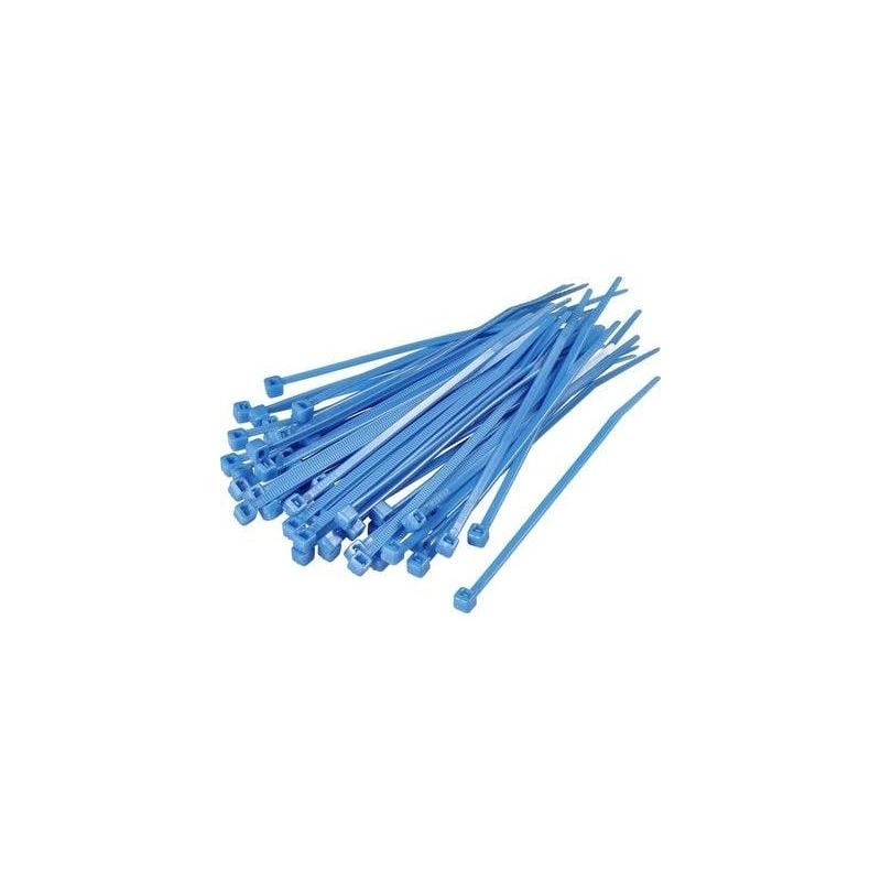 Serre-Câbles 203 Mm X 3.60 Mm Bleu Tru Components Tc-Cv200a203 1592805 Crantage Intérieur 100 Pc(S)