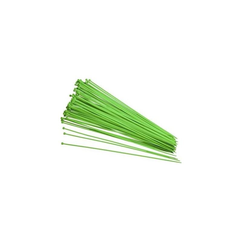 Serre-câbles 300 mm x 2.80 mm vert Tru Components 93038C420 crantage intérieur 100 pc(s)