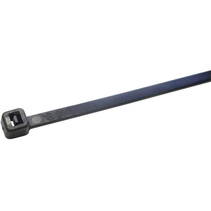 WKK - 110299071 110299071 Serre-câble 530 mm 9 mm noir stabilisé aux uv 100 pc(s)