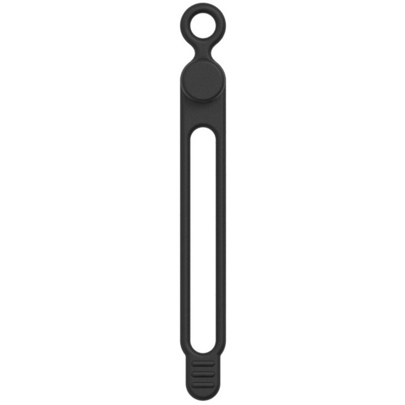 Serre-câbles en silicone noir 106 mm 1 serre-câbles élastique flexible et réutilisable pour la gestion et la fixation des câbles