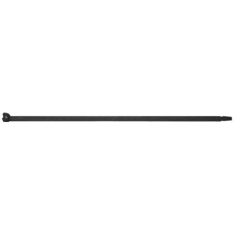 Serre cables longueur 200 mm largeur 25 mm polyamide noir 100 piècesh