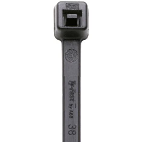 Serre-câbles Thomas & Betts 150mm x 2,5 mm Noir en Nylon 66, x 100ités ( Prix pour Boîte de 100 )