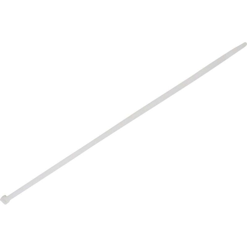 1578099 Serre-câble 700 mm 8.80 mm blanc stabilisé à la chaleur 100 pc(s) - Tru Components
