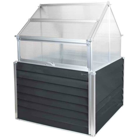 Serre de balcon tole d'acier 0,25 mm ZIPPER zi-bgwh169