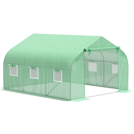Serre de jardin 10,5 m2 LUIGI verte