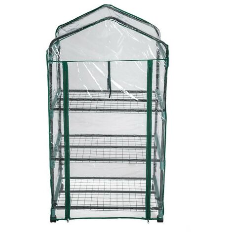 Serre de Jardin Balcon en Bàche Souple 69 x 49 x 133 cm. Fabriquée en polyéthylène