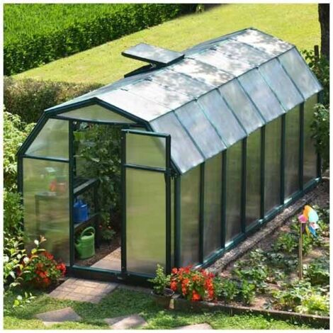 Serre de jardin en polycarbonate Rion Eco Grow 9,16 m², Ancrage au sol Non